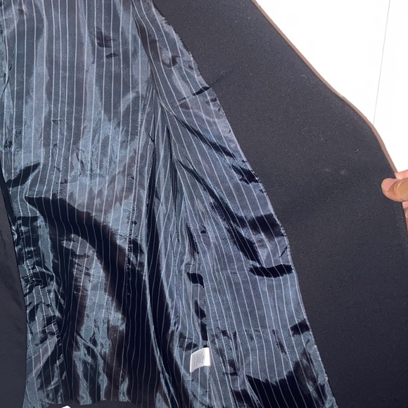 Calvin Klein Women's blazer suit jacket top black size 10 - Picture 6 of 8